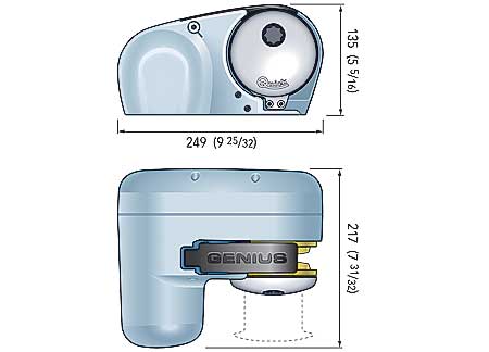 1239113_ Windlass Quick Genius GP2 800W 12V Free-Fall