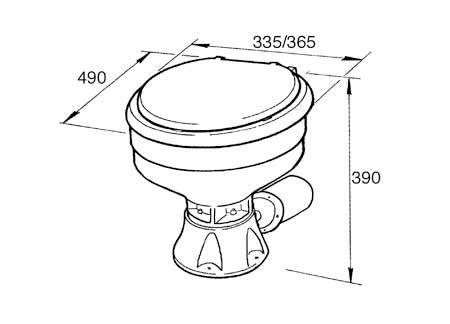 1320023_ Toilet Johnson AquaT Silent Electric Compact 24V