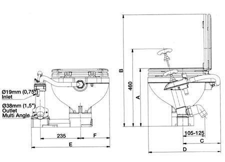 1320317_ Spare Pump for Manual Toilets Johnson AquaT