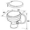 Electric Toilet jabsco Compact 12V