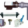 1322653_ Waste Water tank Ocean " shaped" 45lt with Macerator Pump 12v