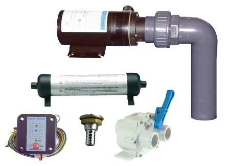 1322653_ Waste Water tank Ocean " shaped" 45lt with Macerator Pump 12v