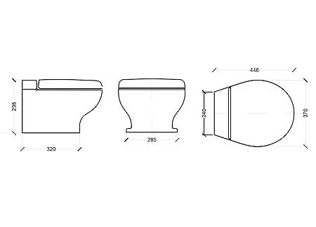 1326001_3 Toilet Tecma Nano 12v (Eco Panel)