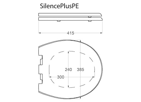 1326100_1 White Seat T-278FR for Tecma Silence