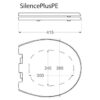 1326150_1 White Seat T-278FR for Tecma Silence