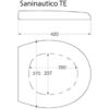 1326150_3 White Seat T-278FR for Tecma Silence