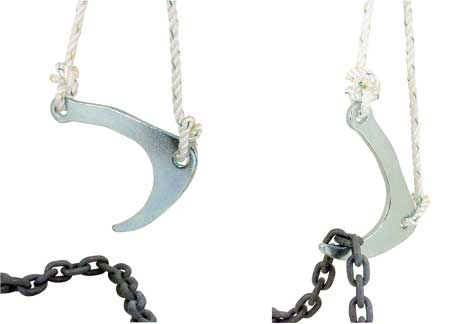 Anchor release with hook