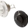 White Drainage Plug Round 24,70 mm