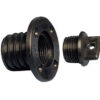 White Drainage Plug Round 24,70 mm