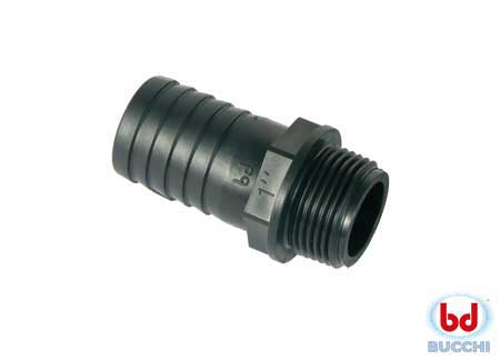 1440010 Polypropylene Hose Connector 3/4" x 20mm