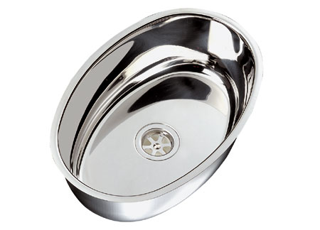 Stainless Steel Sink Oval 360 x 240 mm