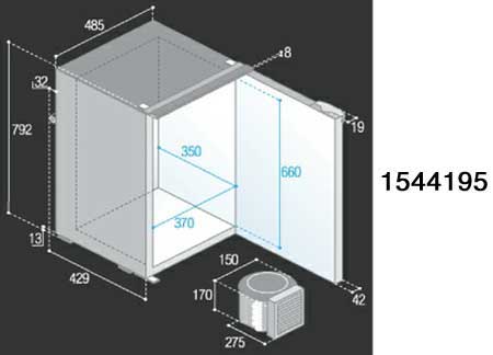 1544141_3 Fridge Vitrifrigo C42L