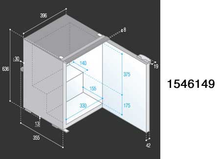 1546149_2 Fridge Vitrifrigo C50i