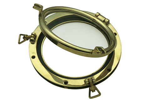 1610000_ Chromed Brass Porthole Round 153mm
