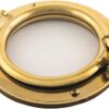 1610500_2 Polished Brass Porthole Round 153mm