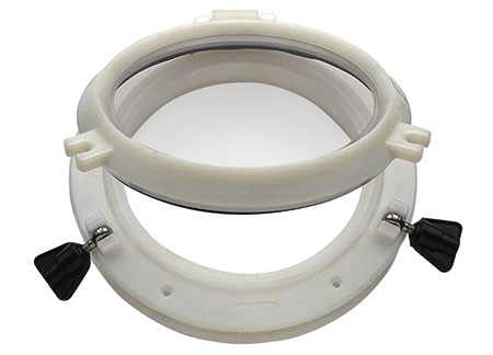 1614016 White Porthole Round D220mm