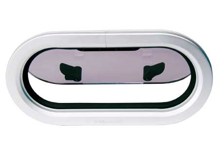 1620002 Portlight G-Type Oval 397x197mm Cut 375x175mm Aluminum