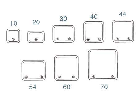 1630017_1 Hatches G-Type Size 20 Aluminum