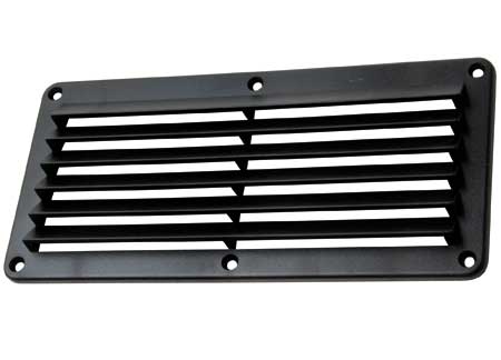 1702050 Big Plastic air vent black 260 x 125 mm