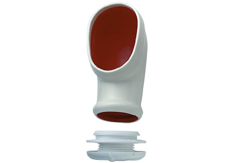 1706107 PVC Cowl ventilators 70mm x H240mm