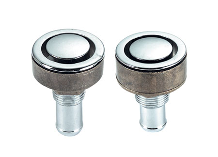 Chromed Brass Tank vents 68 x 20 mm