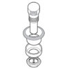 Chromed Brass Tank vents 68 x 20 mm
