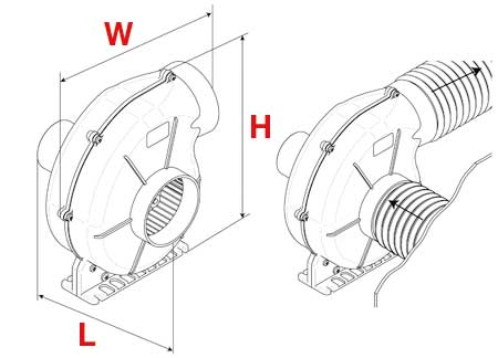1710078_ Centrifugal Bilge blowers Ocean 24v 750m3