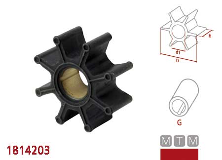 1814201_ Impeller Yamaha 67F-44352-00