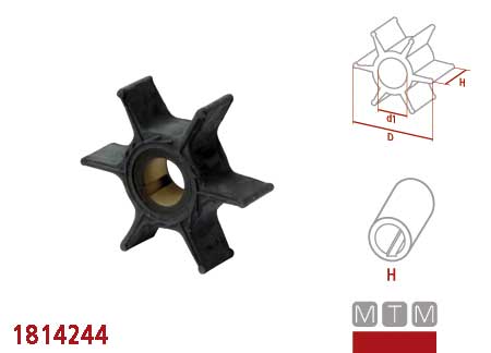 1814201_3 Impeller Yamaha 67F-44352-00