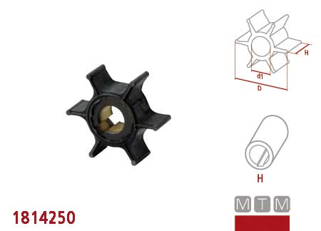 1814201_4 Impeller Yamaha 67F-44352-00