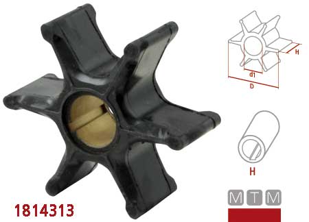 1814201_6 Impeller Yamaha 67F-44352-00