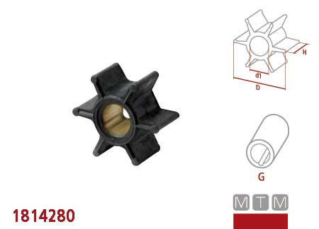 1814296_4 Impeller Johnson - Evinrude 396725/432954