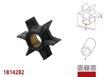 1814296_5 Impeller Johnson - Evinrude 396725/432954
