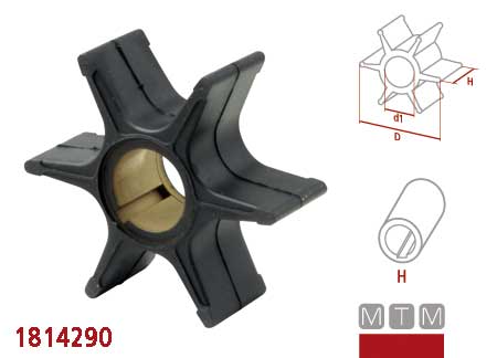 1814314_10 Impeller Johnson - Evinrude 396725/432954