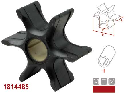 1814314_16 Impeller Johnson - Evinrude 396725/432954