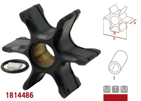 1814314_17 Impeller Johnson - Evinrude 396725/432954