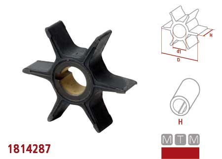 1814314_7 Impeller Johnson - Evinrude 396725/432954