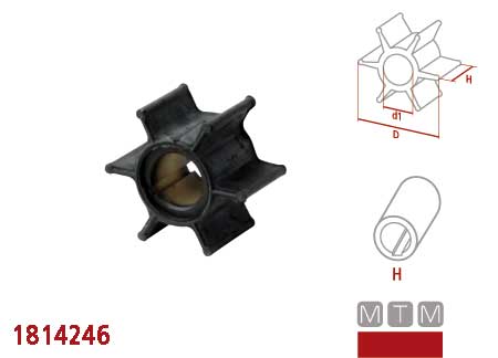 1814317_3 Impeller Yamaha 67F-44352-00