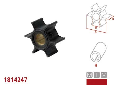 1814317_4 Impeller Yamaha 67F-44352-00