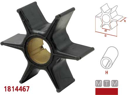 Impeller Honda 19210-ZW1-B02/3/4