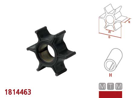 Impeller Honda 19210-ZW1-B02/3/4