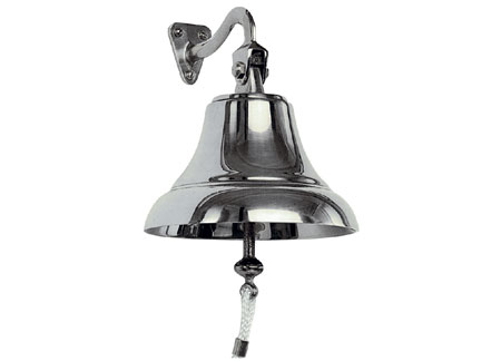 1900009 Chromed Brass Classic Bells 190 mm