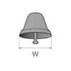 1900031_ Chromed Brass Bell 300 mm ( Marine Approved)