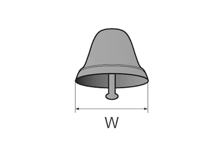 1900031_ Chromed Brass Bell 300 mm ( Marine Approved)