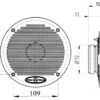 Riviera Waterproof Speakers White 80w 55-16000 hz