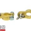 2030002 Kit 2 Brass Battery terminals