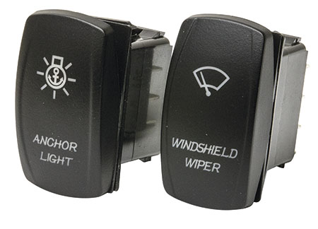 2100535_7 Waterproof switch for Bilge Pumps (On) -off-On 12V / 24V