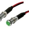2105008 red watertight chromed brass 12v led pilot lights