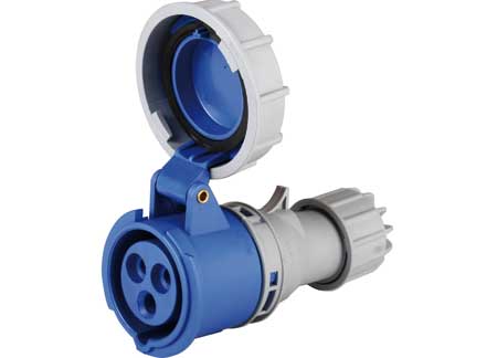 2106732_2 Pontoon watertight Electrical plugs CE 32a 230v Ip67