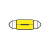 2111514_ Led Bicolor 12V Chromed case bow navigation light 45 x 100mm